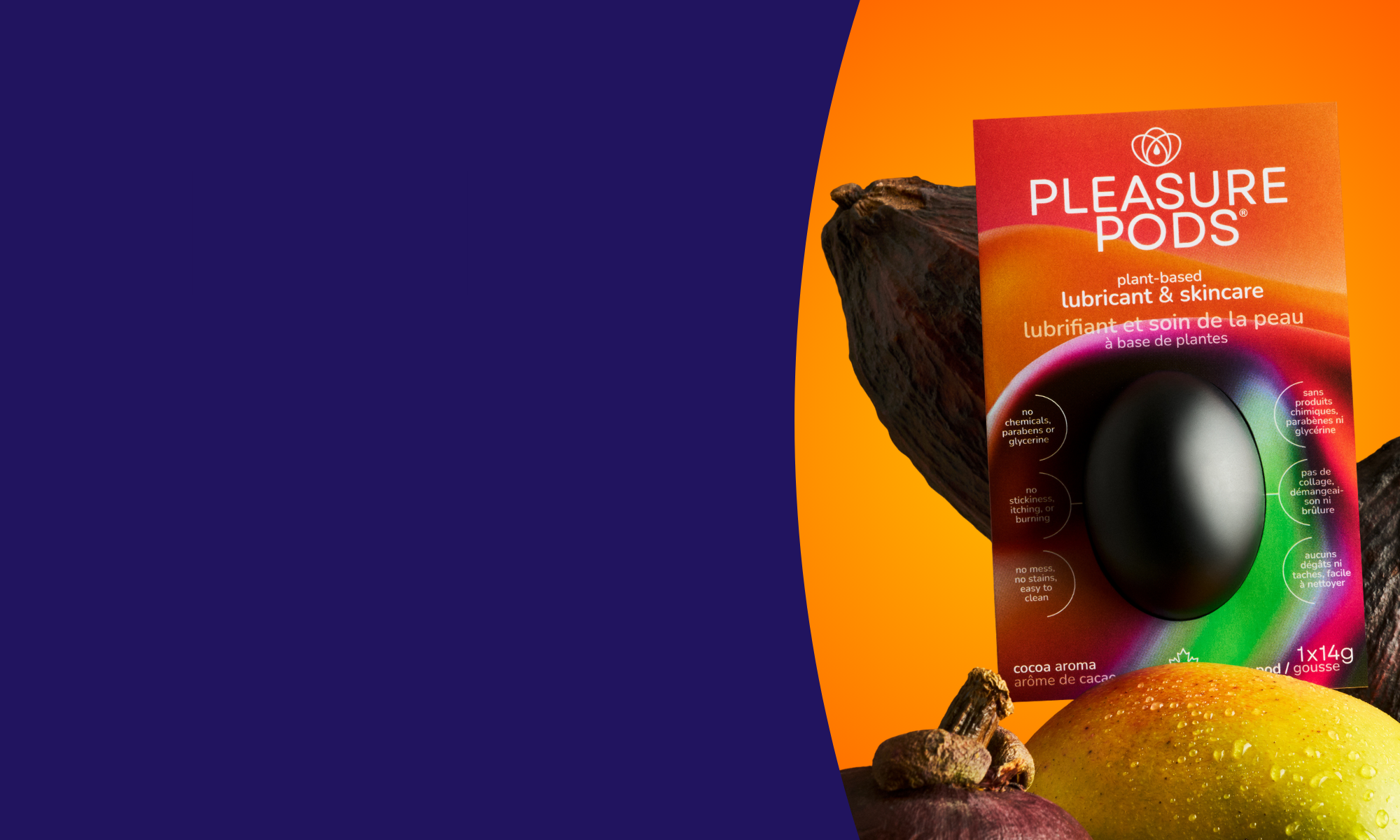 Pleasure Pods plant-based lubricant & skin care 2-in-1 Solution provides you with ongoing relief from itching & burning and a luxurious, silky-smooth glide during intimacy. The natural choice for gentle intimate care. pH-Balanced, Relieves Vaginal Dryness & Irritation, Hypoallergenic.