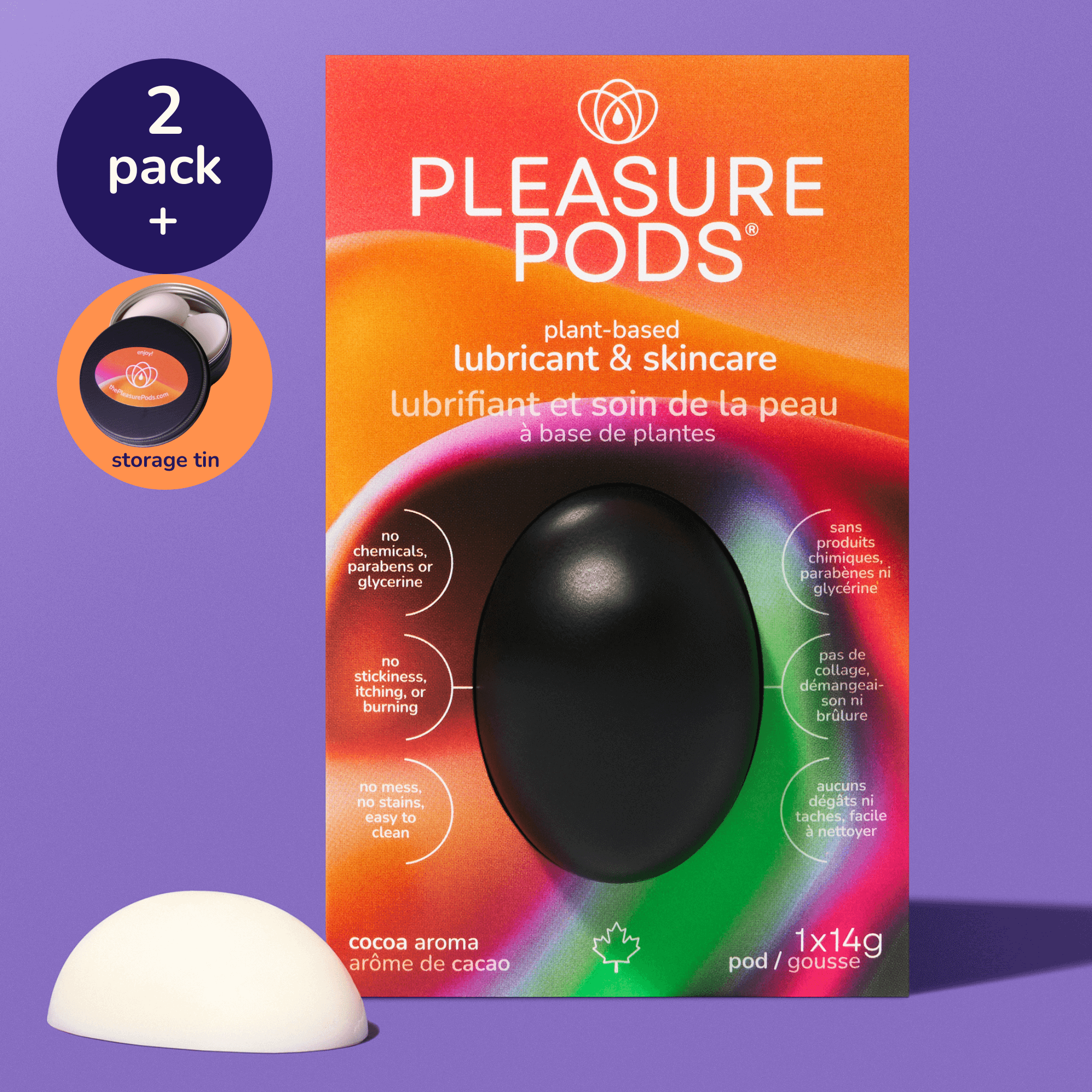 Natural lubricant for vaginal dryness, providing smooth, non-sticky comfort during menopause and beyond