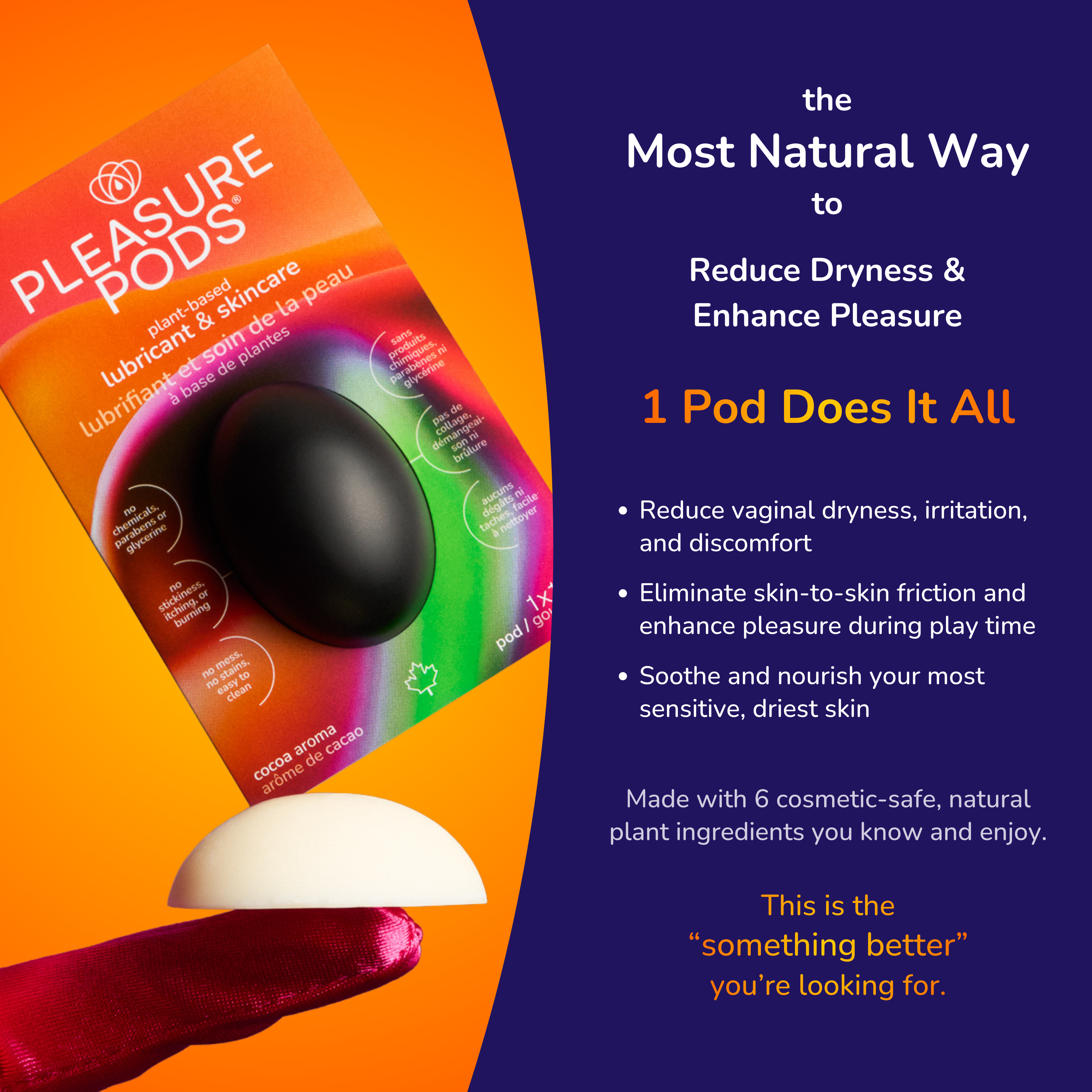 Pleasure Pods Vaginal Moisturizer + Lubricant