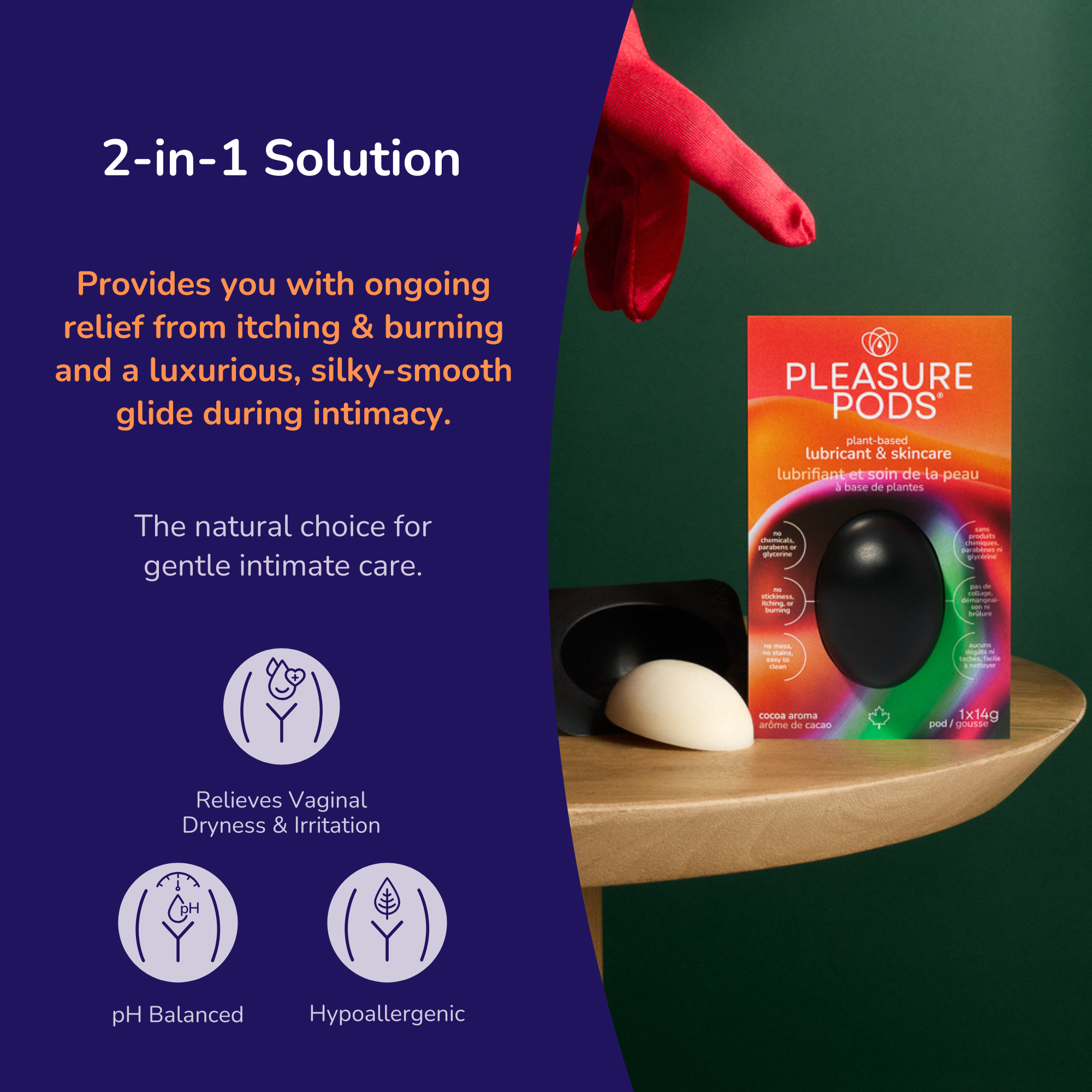 Pleasure Pods Vaginal Moisturizer + Lubricant