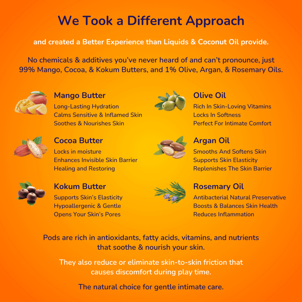 We Took a Different Approach and created a Better Experience than Liquids & Coconut Oil provide.