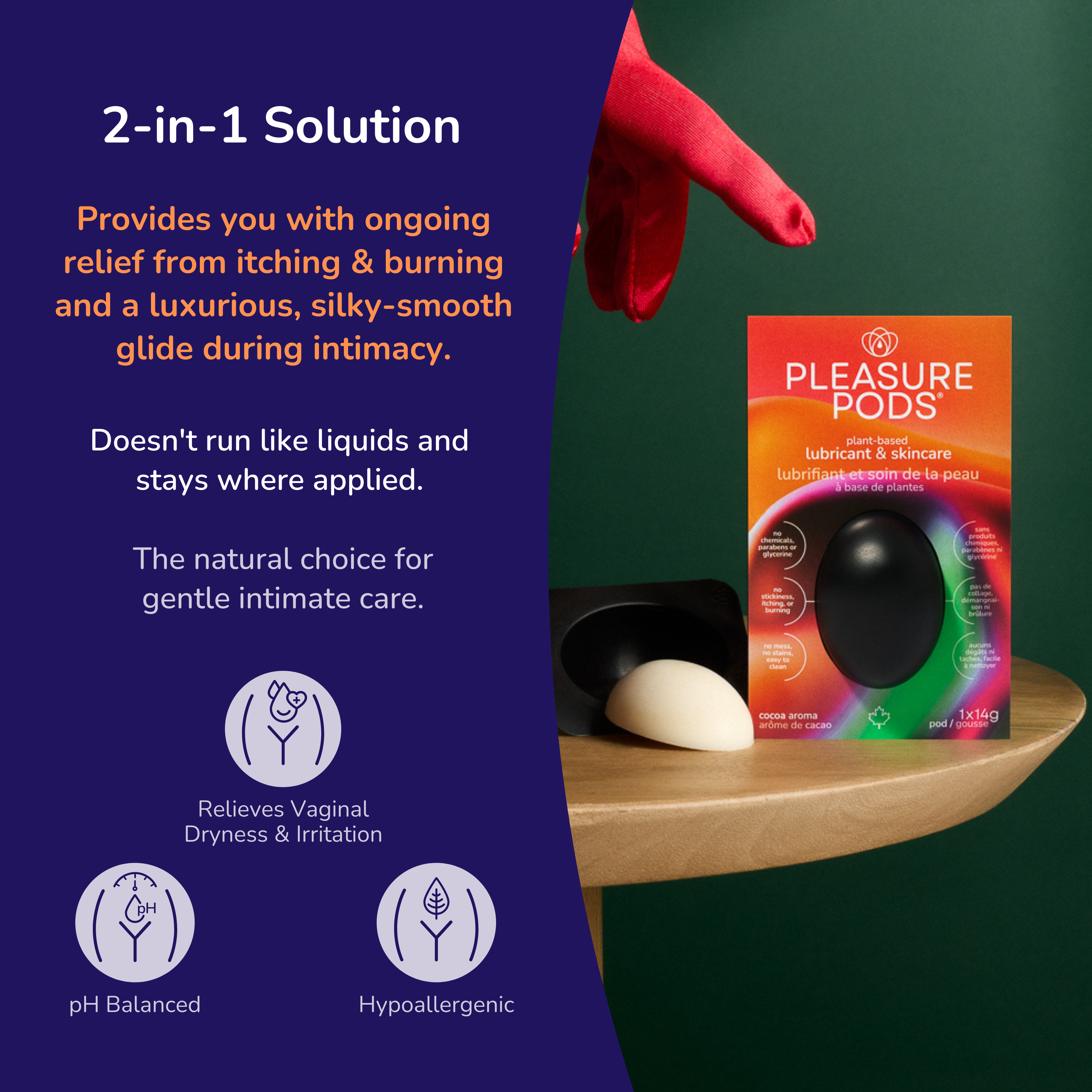 Pleasure Pods Vaginal Moisturizer + Lubricant